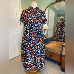 eShakti Abstract Floral Shirtdress